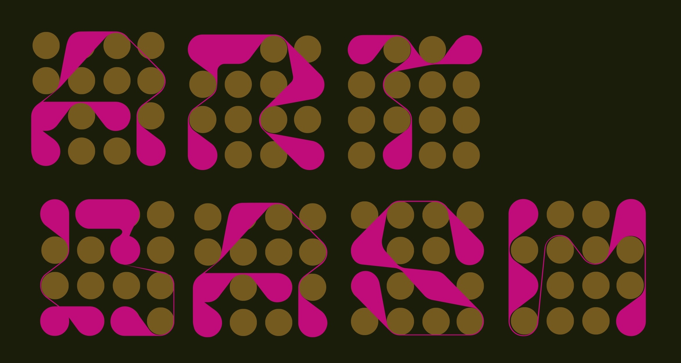 Mood board tile — explosion of color